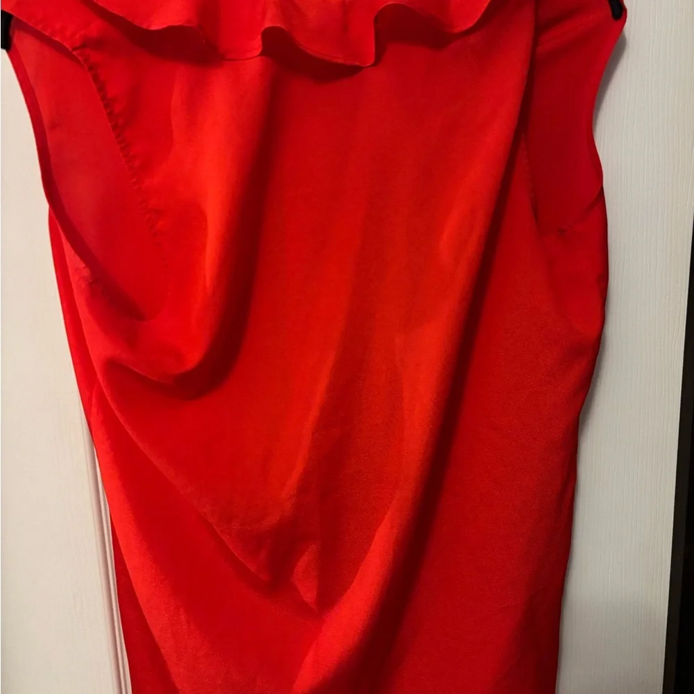 Karl Lagerfeld Scarlet Ruffle Blouse - Picture 3 of 3